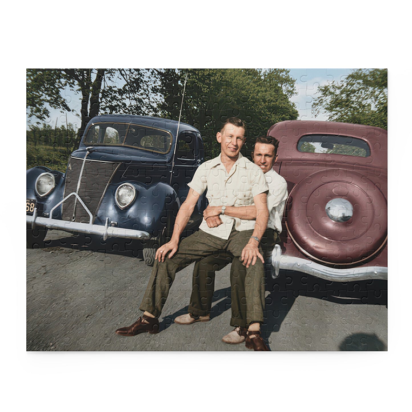 Vintage Beach Photo Puzzles | paire 145