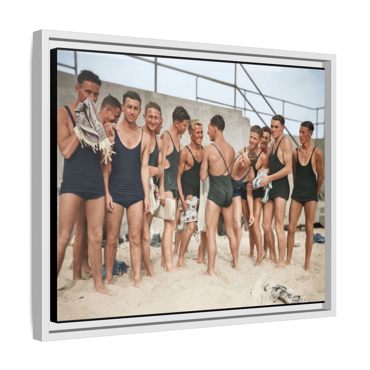 nager 007 | Framed Vintage Photo - Matte Canvas