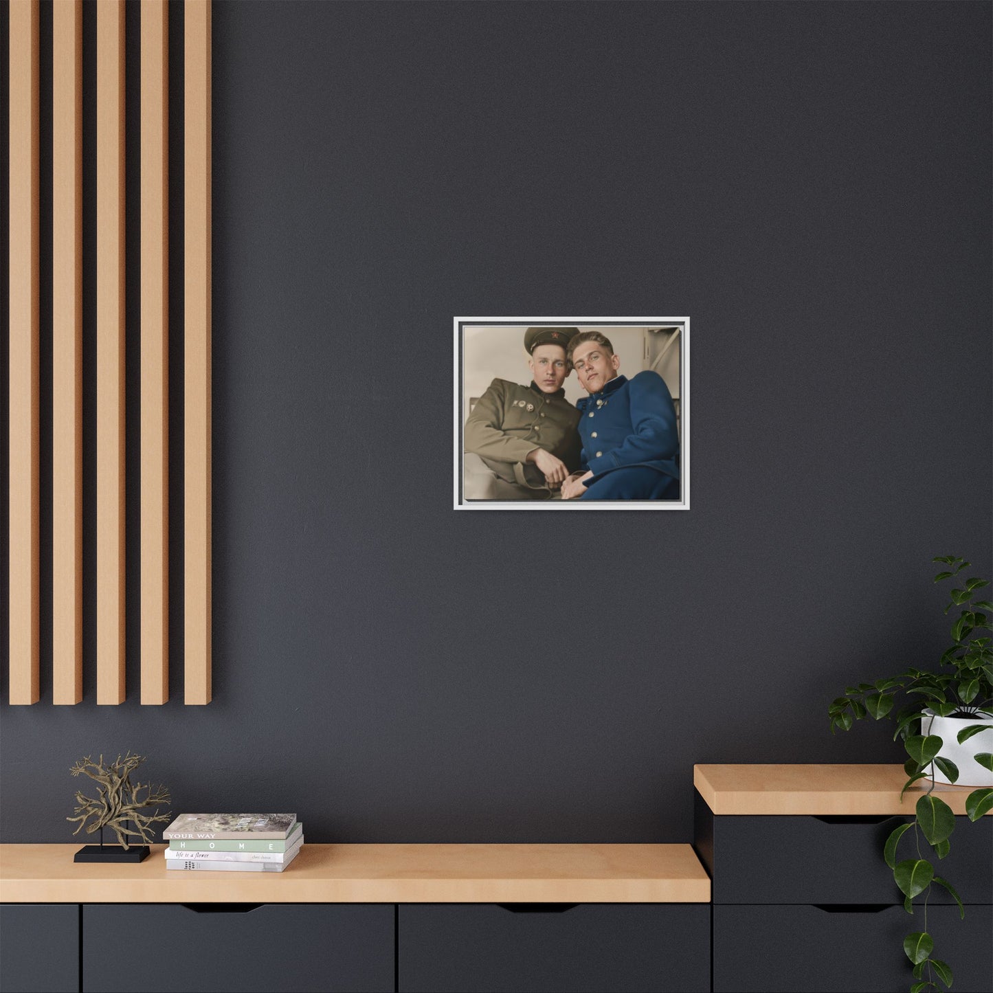 paire 007 | Framed Vintage Photo - Matte Canvas