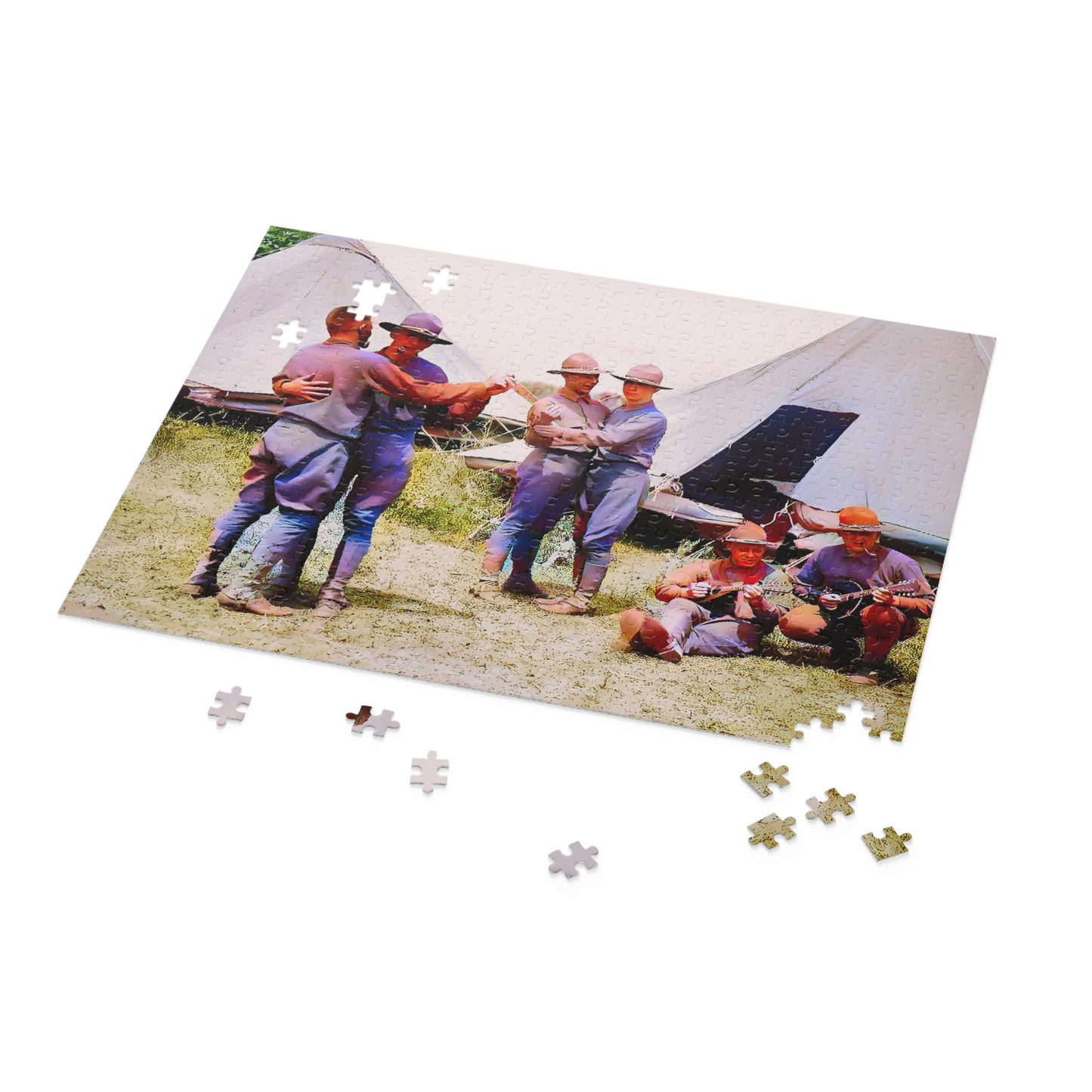 hommes 006 | Jigsaw Puzzle (120, 252, 500-Piece)