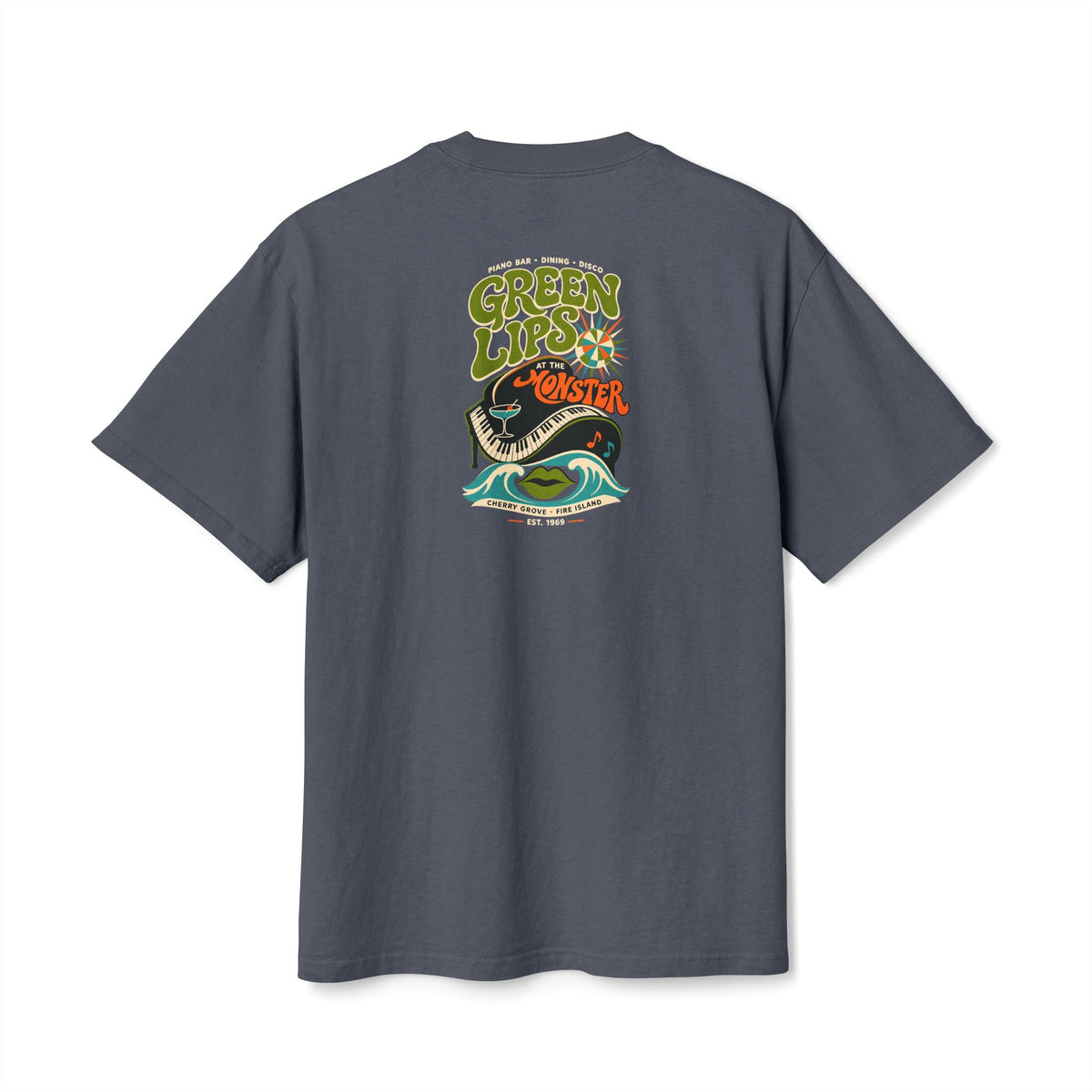 The Fire Island Monster Cherry Grove T-Shirt | Vintage Gay Bar History Tee