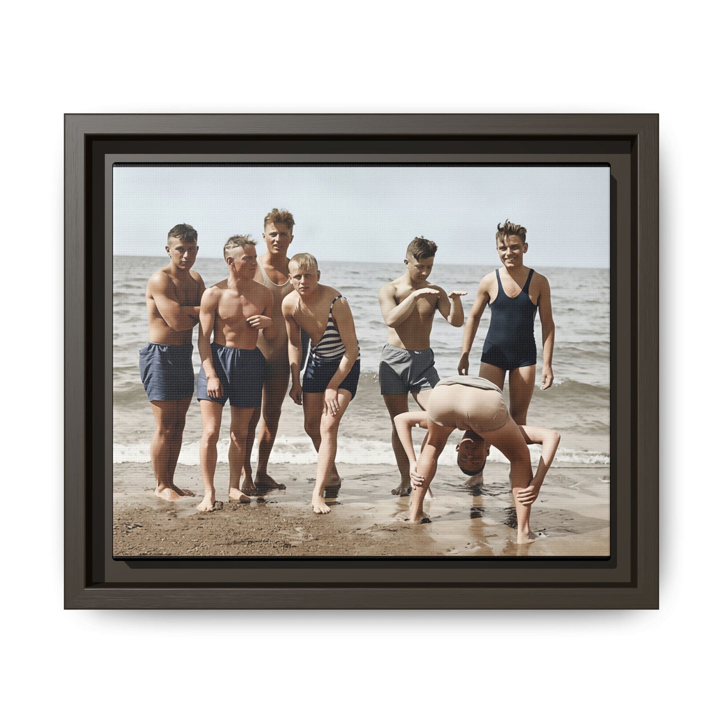 nager 045 | Framed Vintage Photo - Matte Canvas