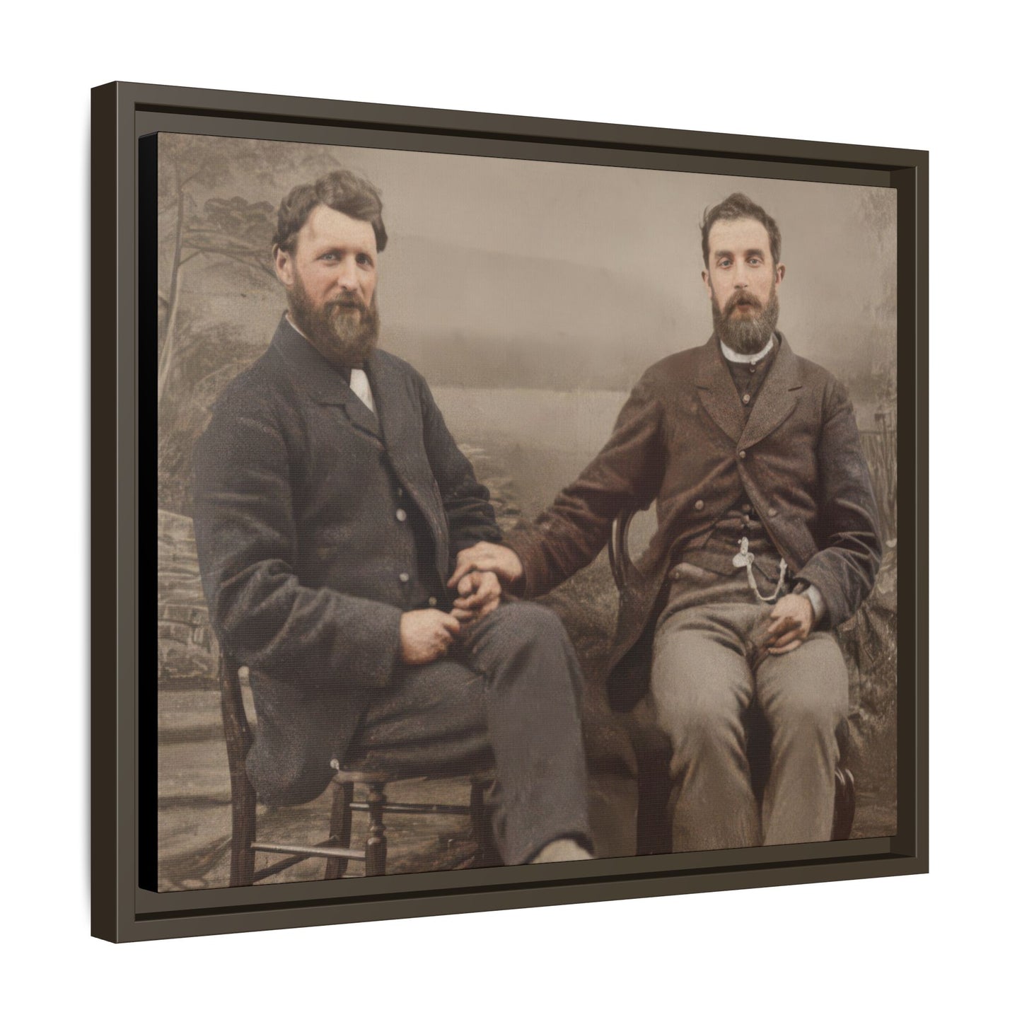 paire 110 | Framed Vintage Photo - Matte Canvas