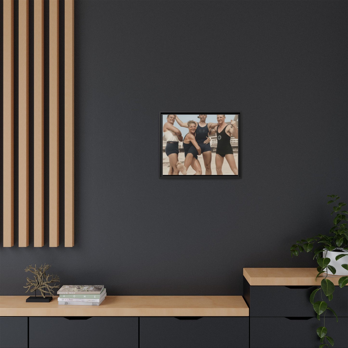 nager 028 | Framed Vintage Photo - Matte Canvas