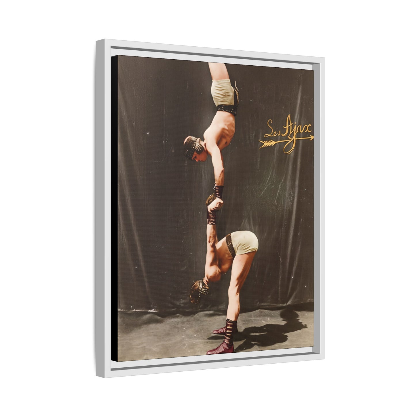 athlétisme 014 | Framed Vintage Photo - Matte Canvas