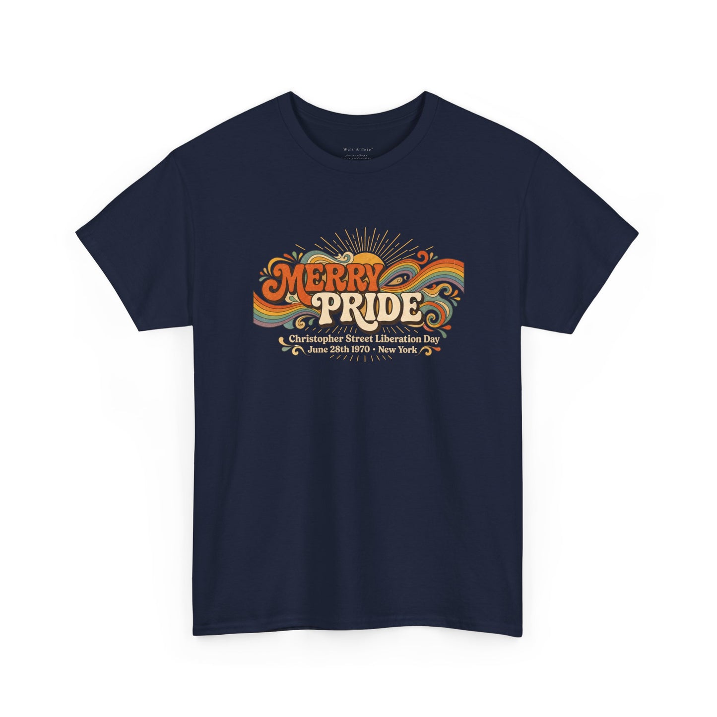 floral peace pride shirt 70s style 