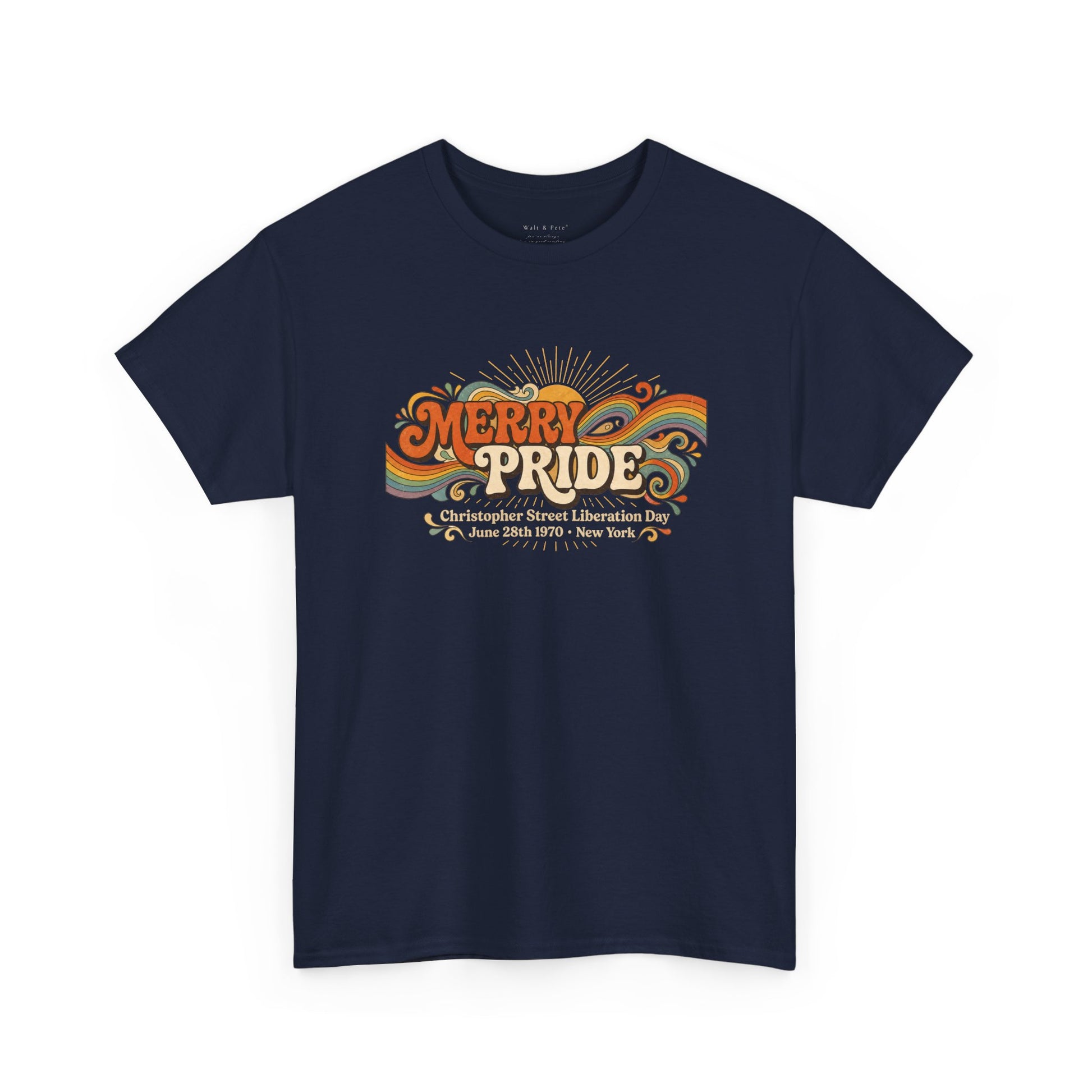floral peace pride shirt 70s style 