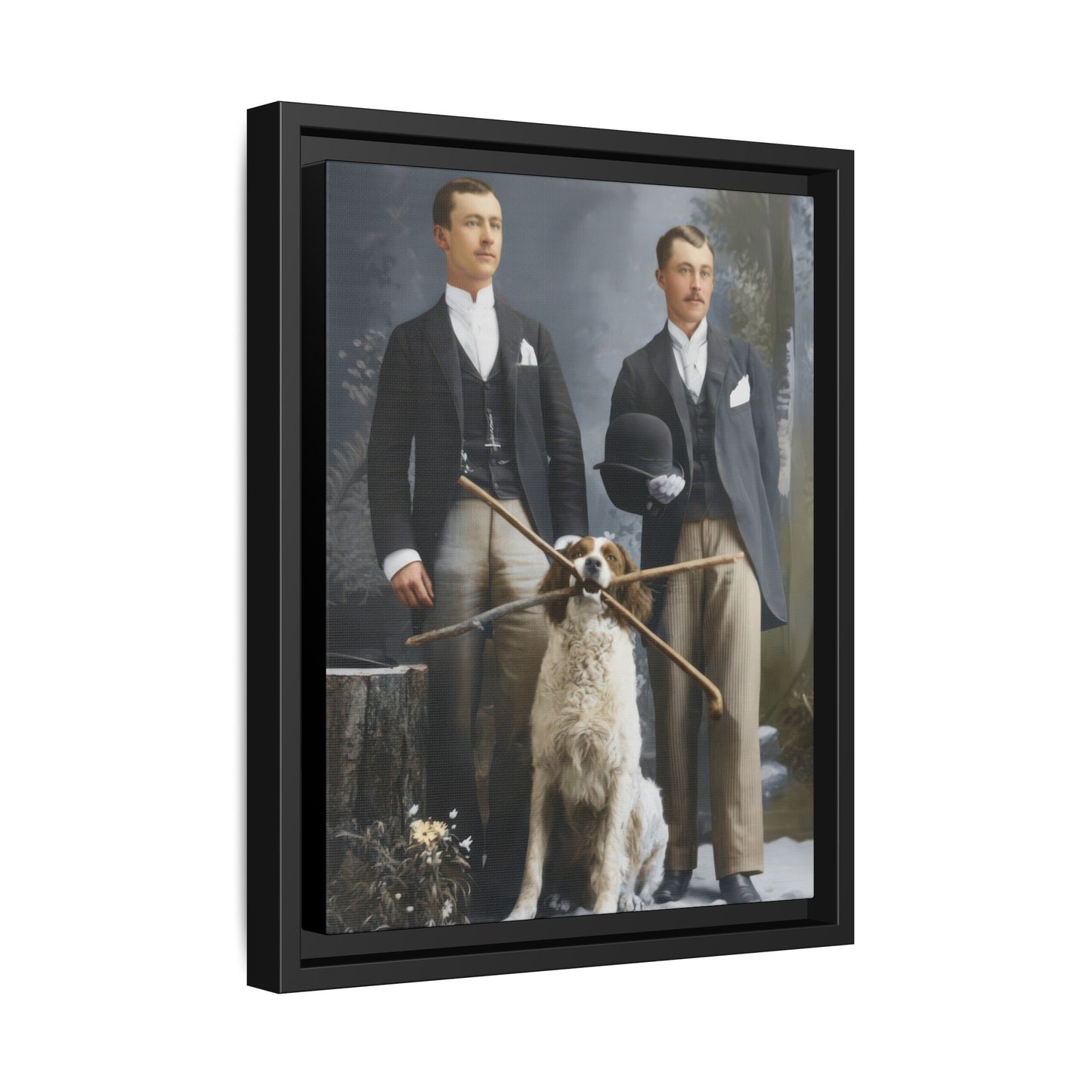 paire 130 | Framed Vintage Photo - Matte Canvas
