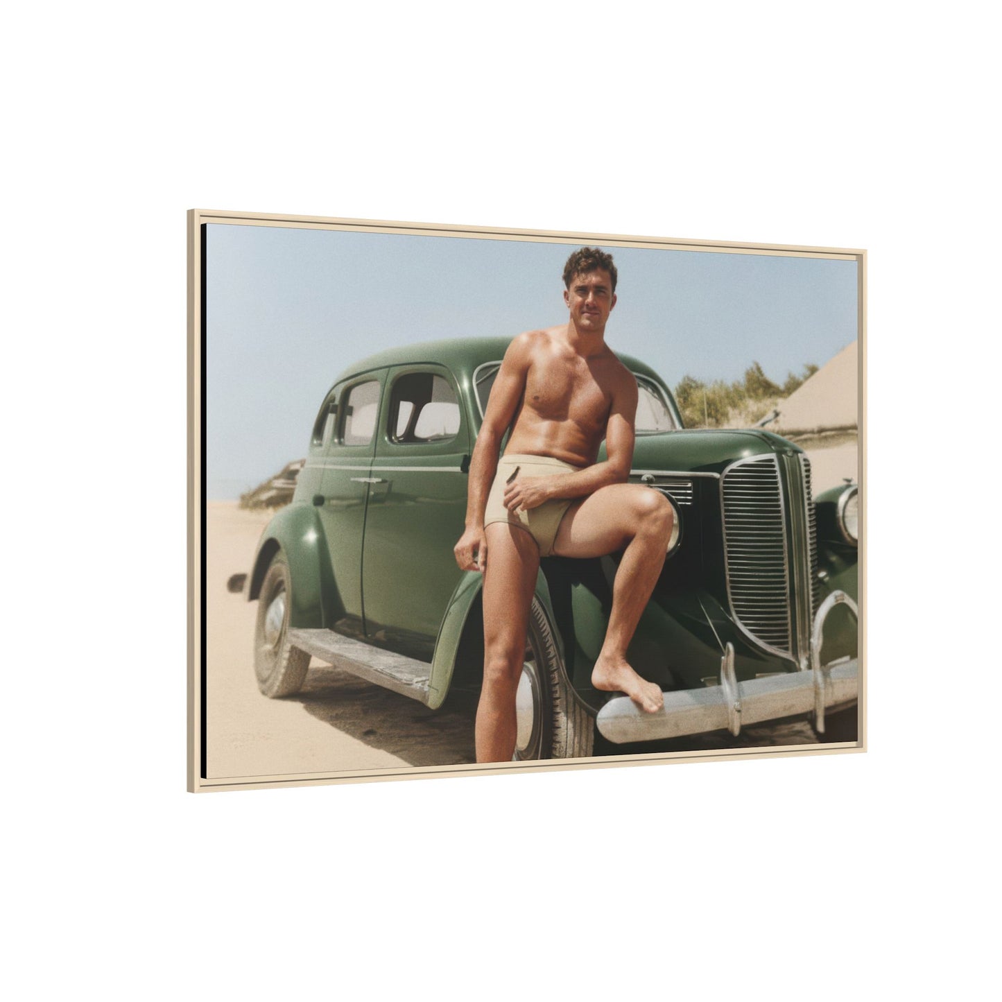 nager 022 | Framed Vintage Photo - Matte Canvas