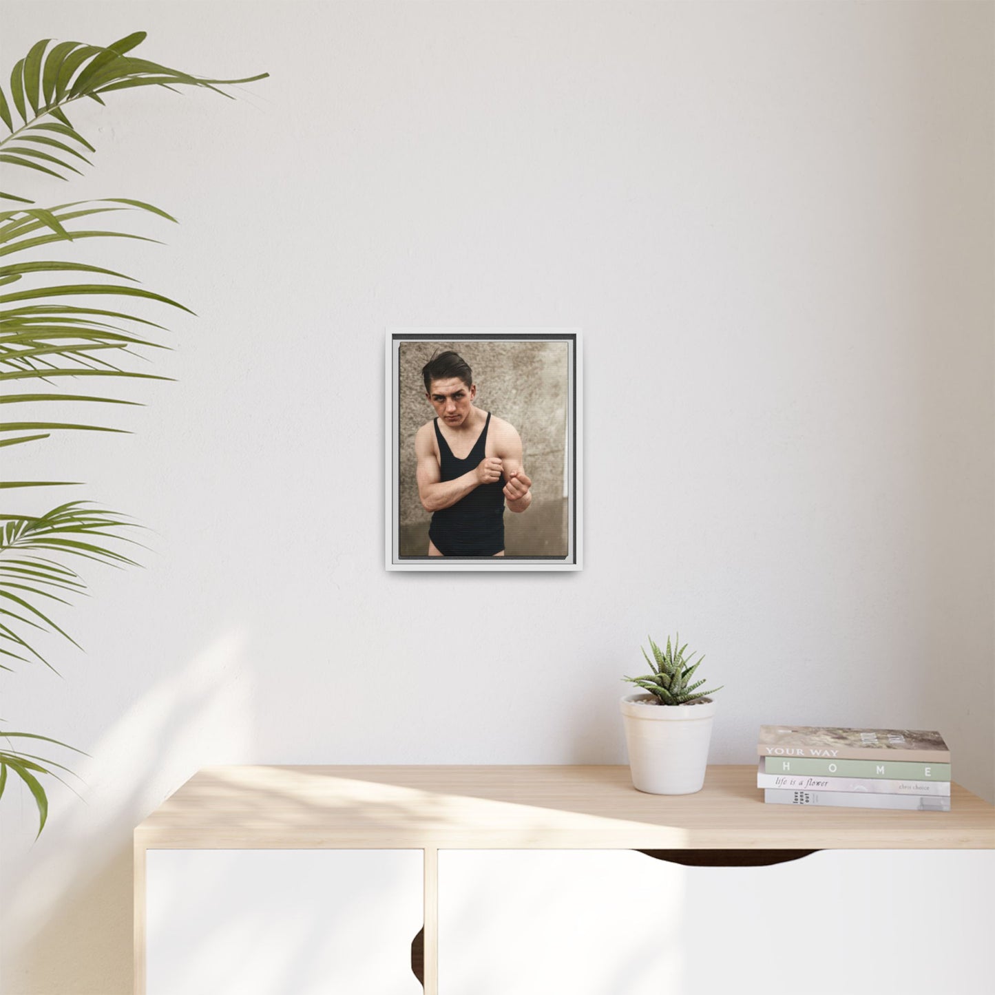 athlétisme 048 | Framed Vintage Photo - Matte Canvas