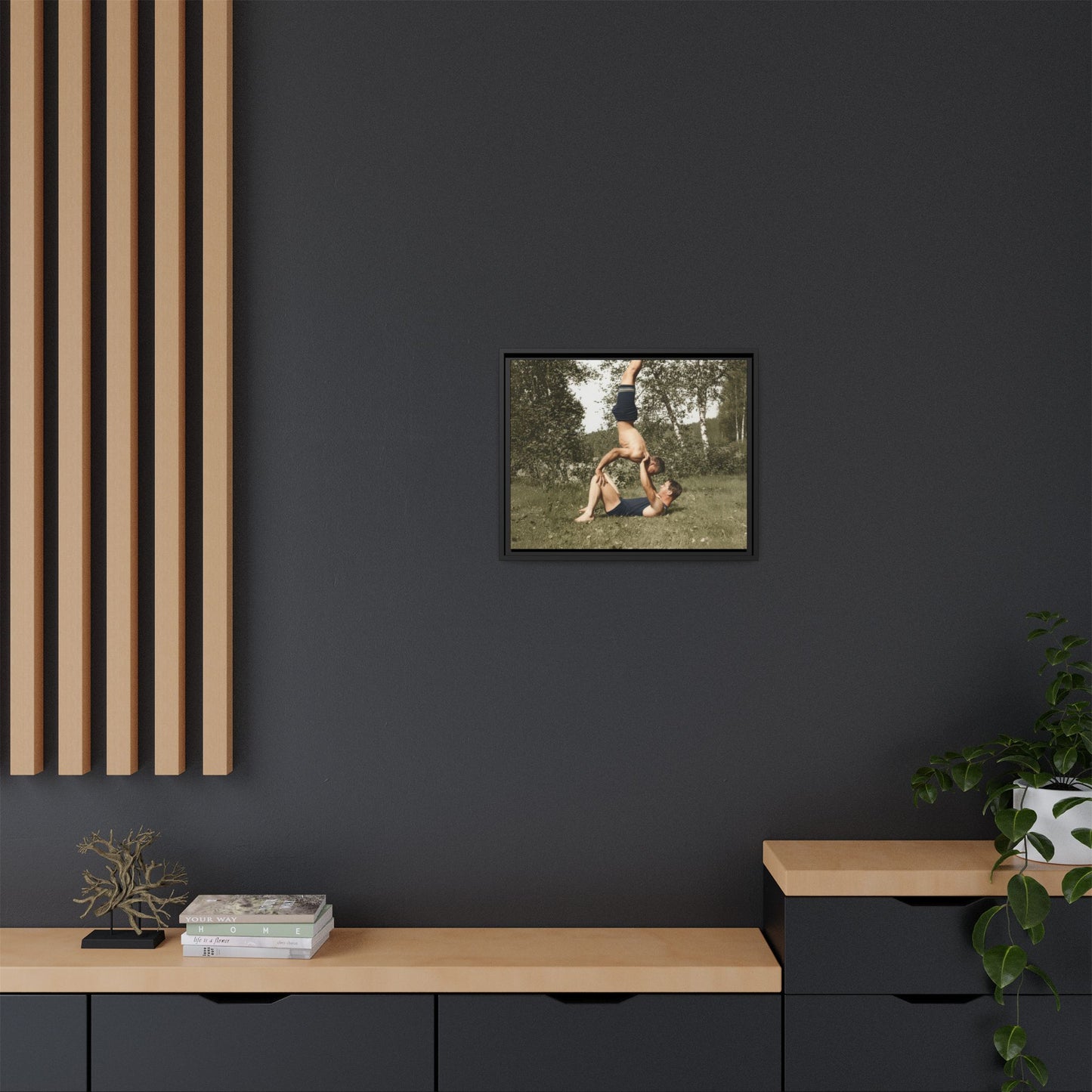 nager 017 | Framed Vintage Photo - Matte Canvas