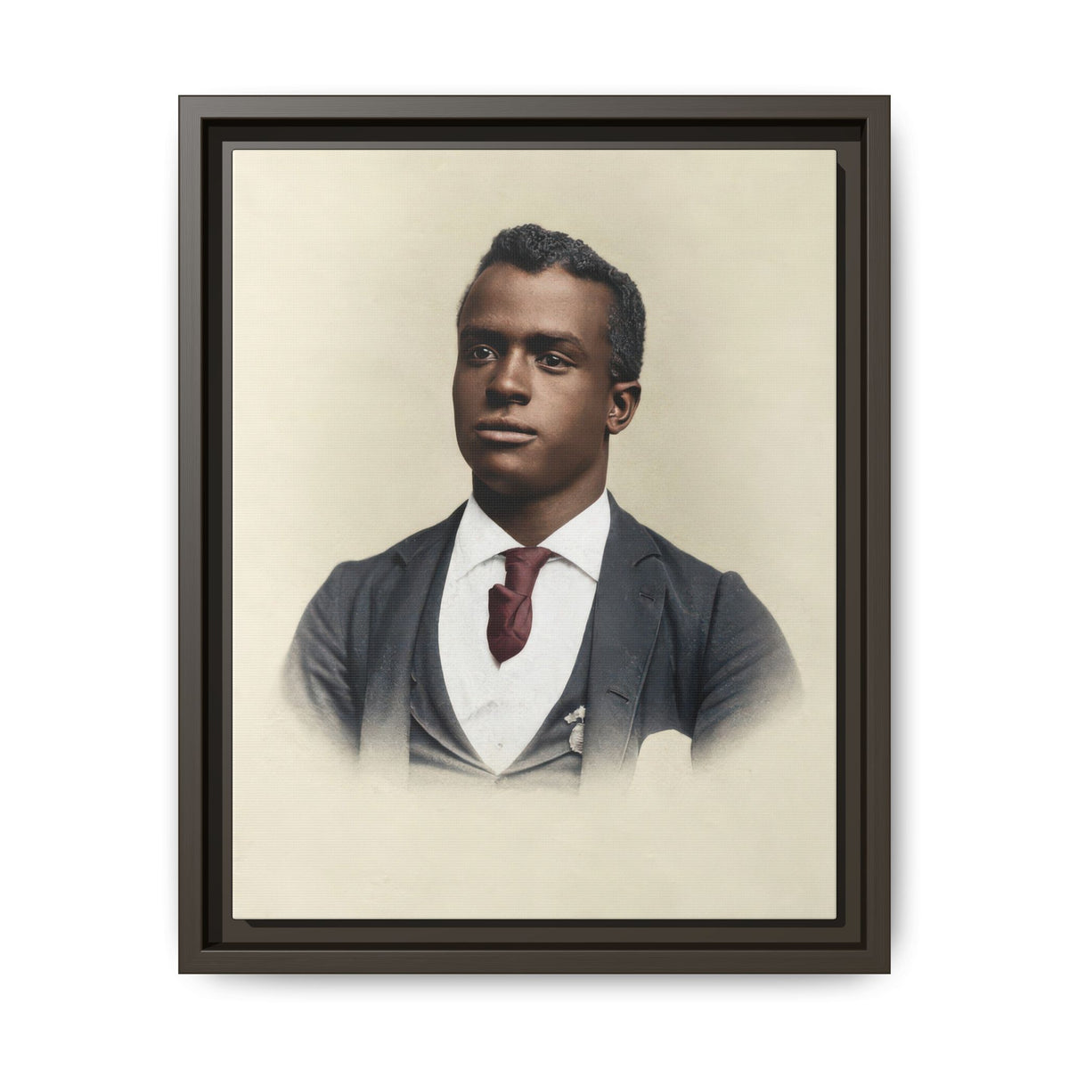 celibataire 027 | Framed Vintage Photo - Matte Canvas