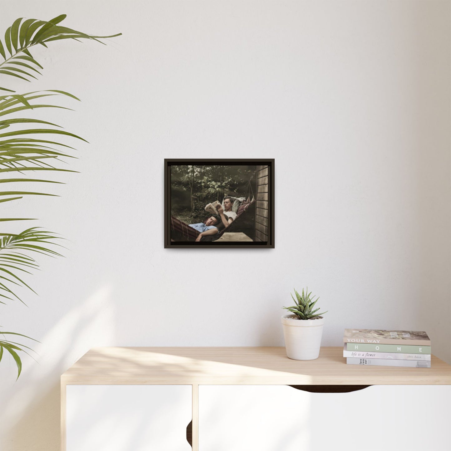 paire 094 | Framed Vintage Photo - Matte Canvas