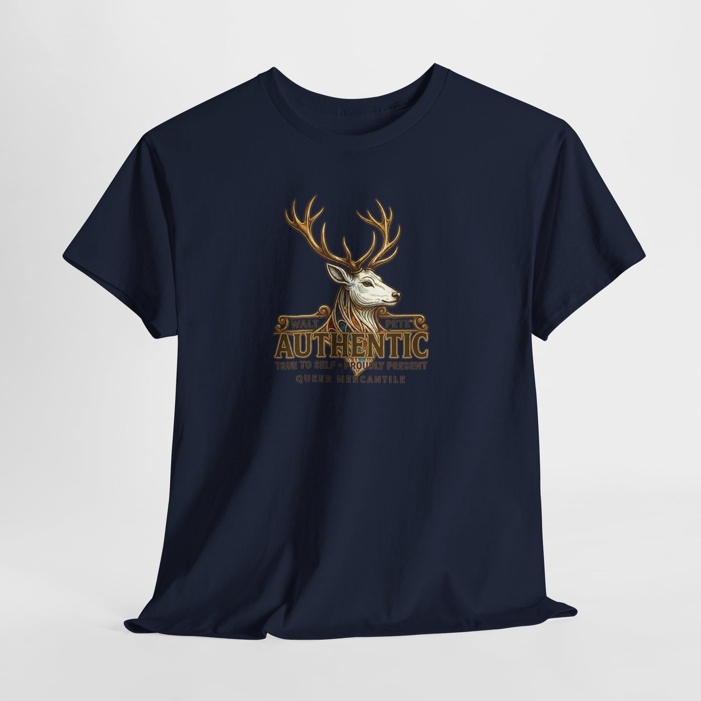 Authentic Pride T-Shirt | True To Self & Proudly Present LGBTQ Identity Graphic Tee