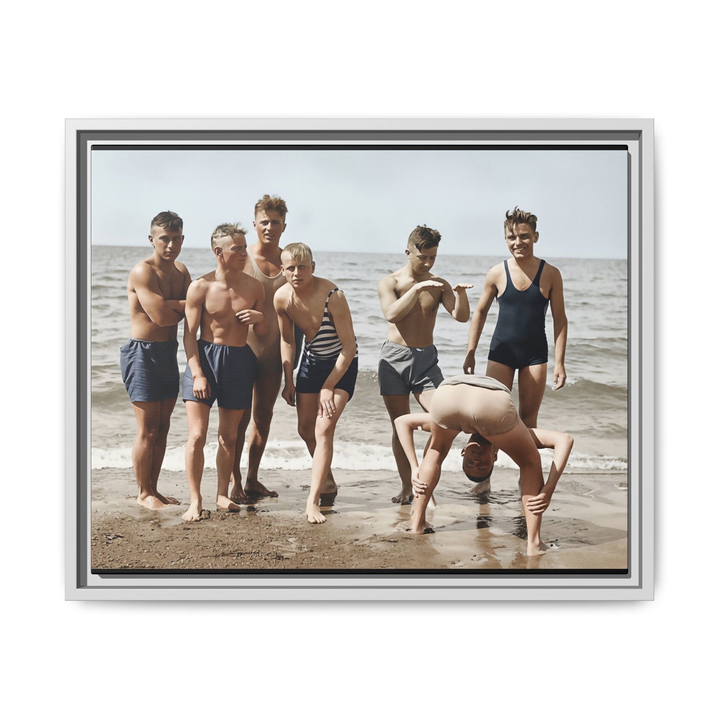 nager 045 | Framed Vintage Photo - Matte Canvas