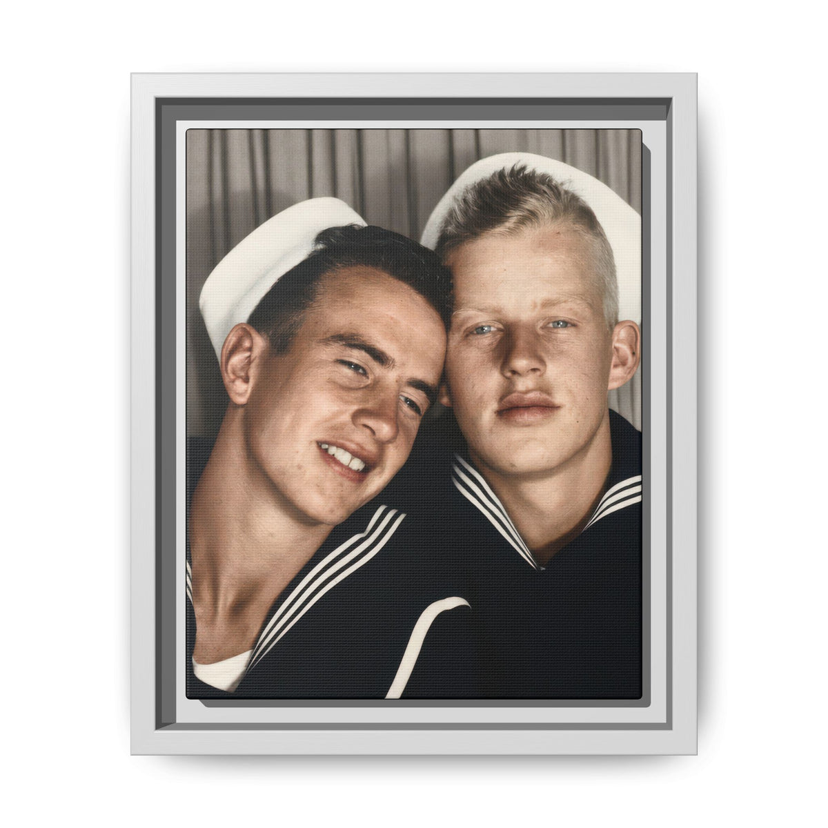 paire 158 | Framed Vintage Photo - Matte Canvas