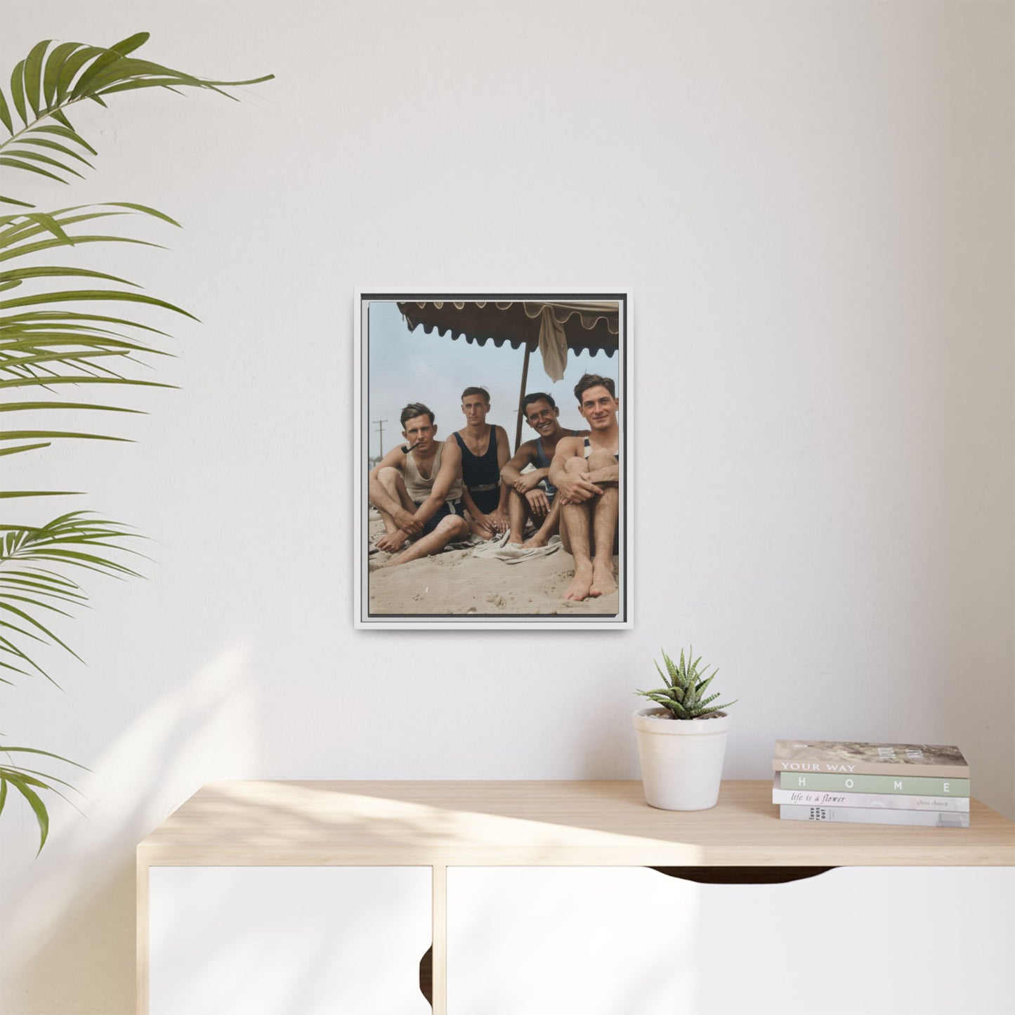 nager 029 | Framed Vintage Photo - Matte Canvas