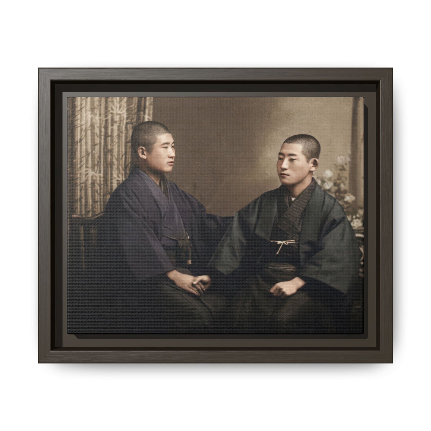 paire 011 | Framed Vintage Photo - Matte Canvas