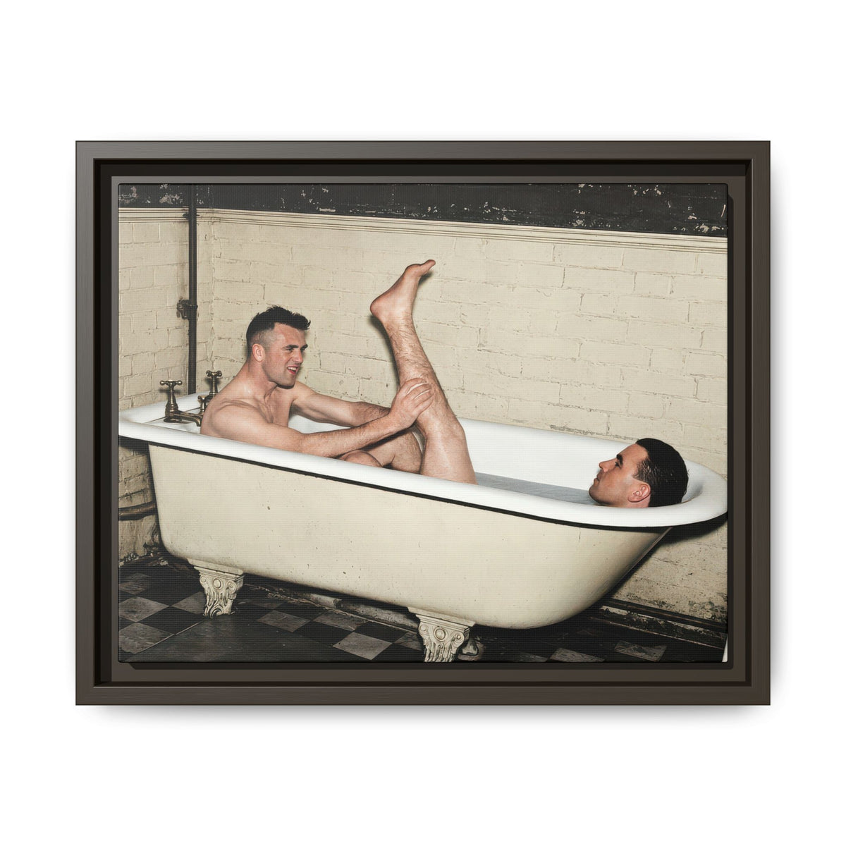 paire 162 | Framed Vintage Photo - Matte Canvas