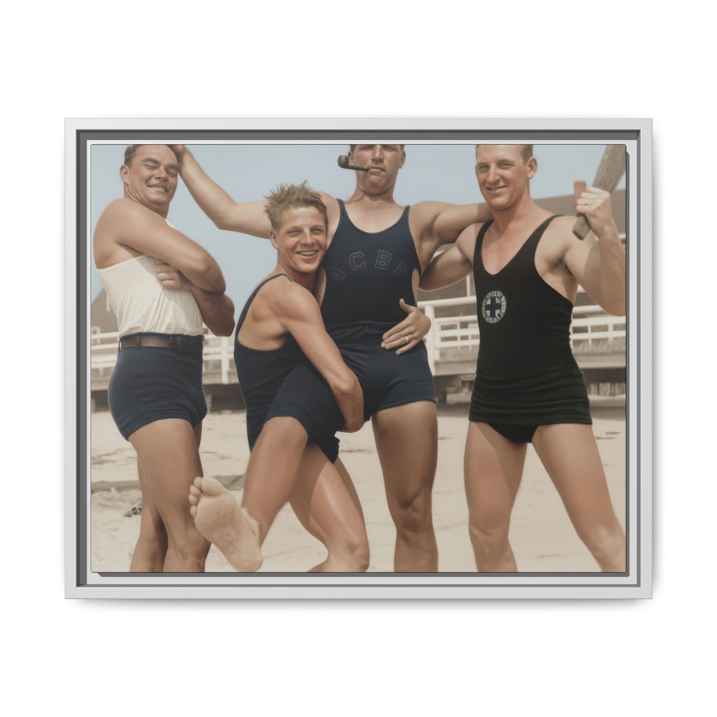 nager 028 | Framed Vintage Photo - Matte Canvas