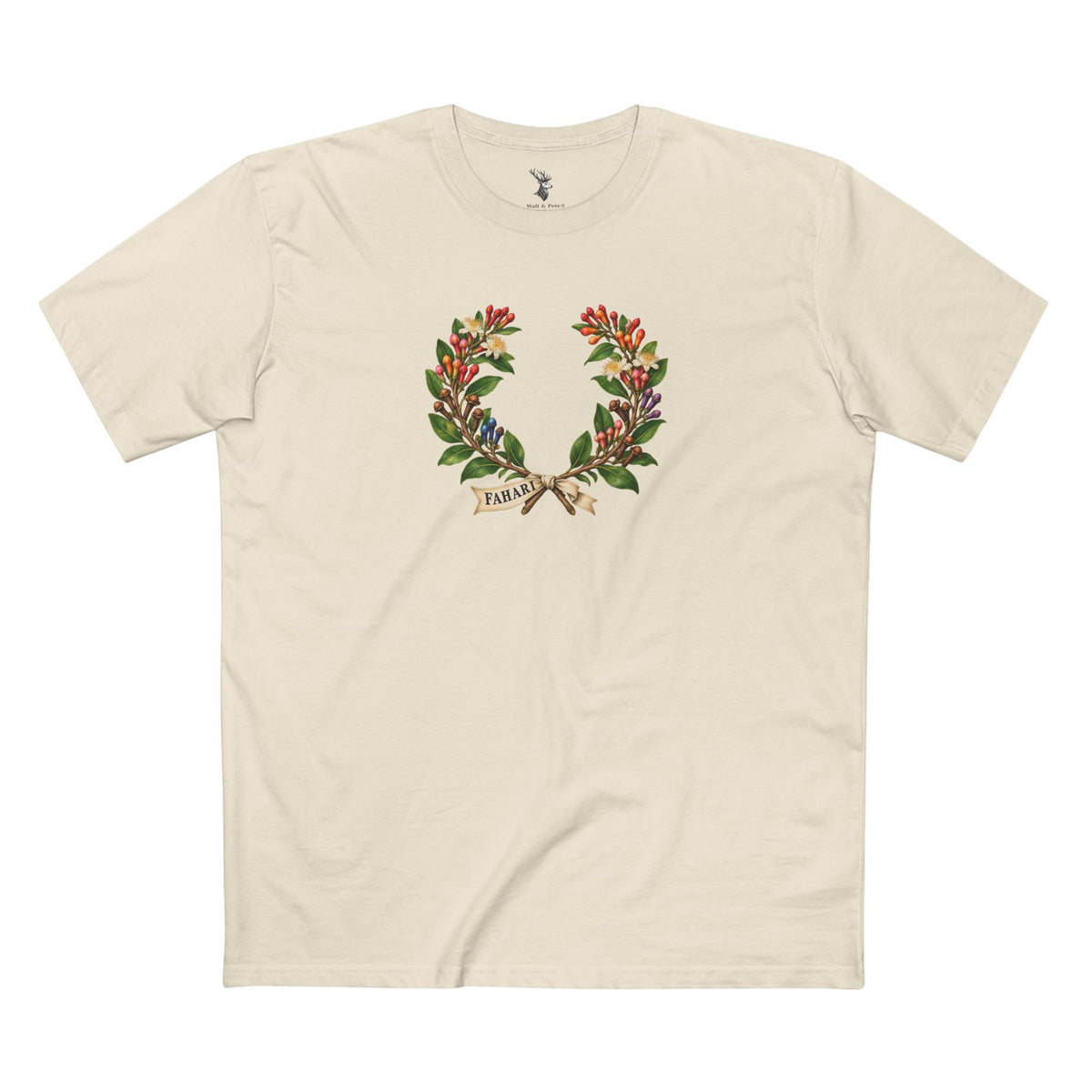 Tanzanian Clove Fahari Pride T-Shirt | Swahili Laurel Wreath Tee
