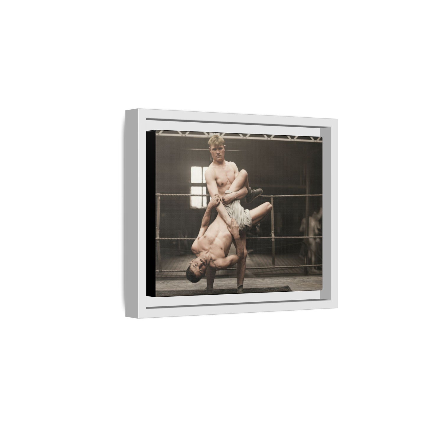 athlétisme 004 | Framed Vintage Photo - Matte Canvas