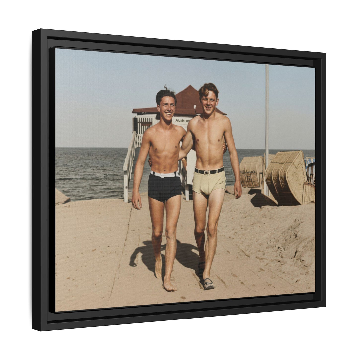 nager 003 | Framed Vintage Photo - Matte Canvas