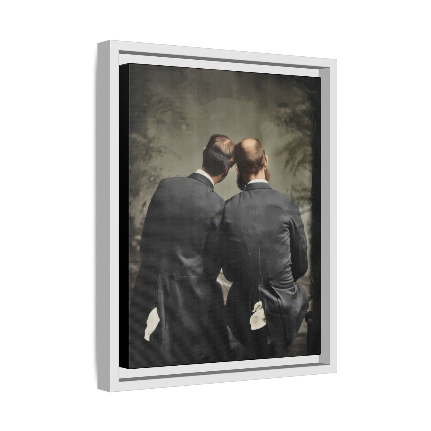 paire 115 | Framed Vintage Photo - Matte Canvas