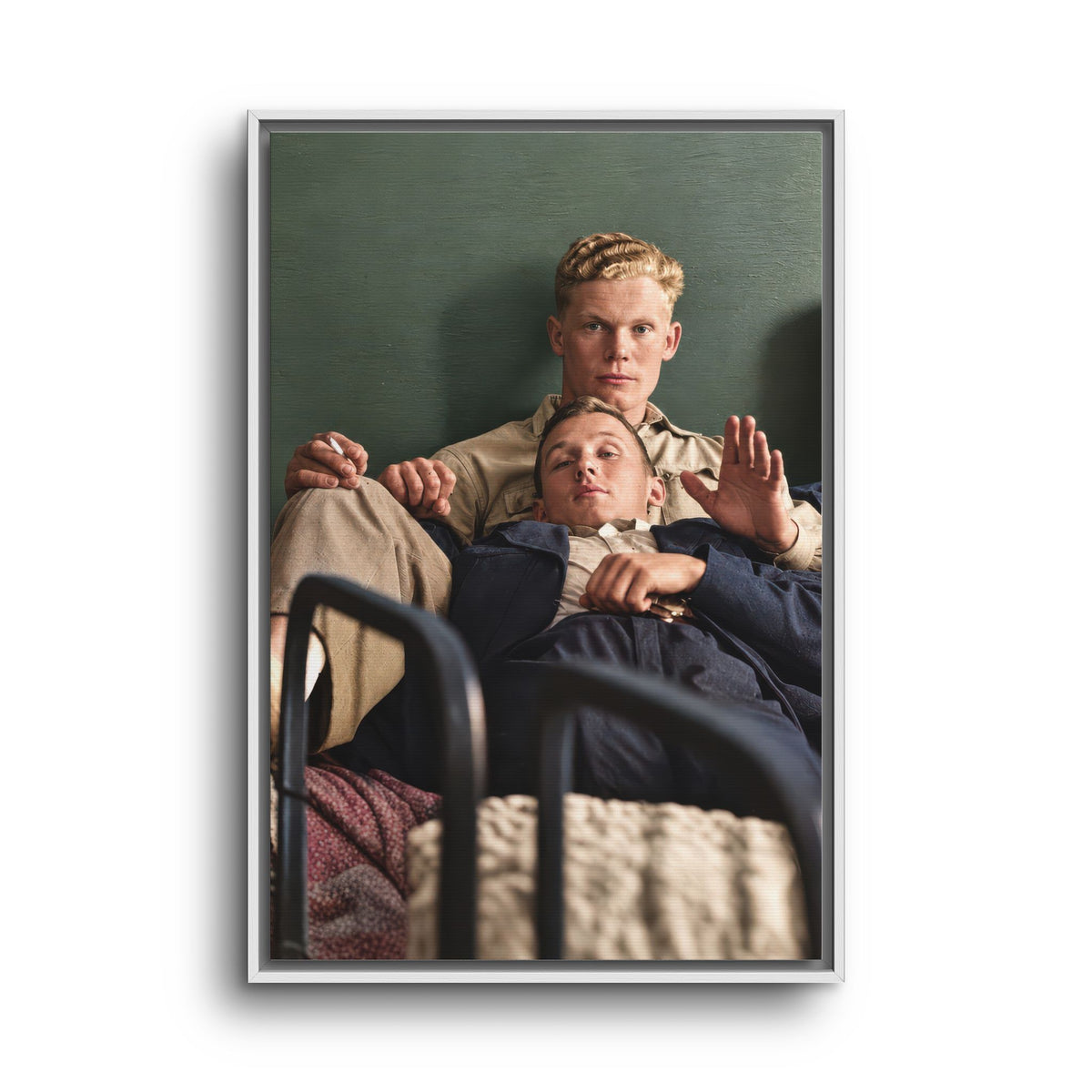 paire 046 | Framed Vintage Photo - Matte Canvas