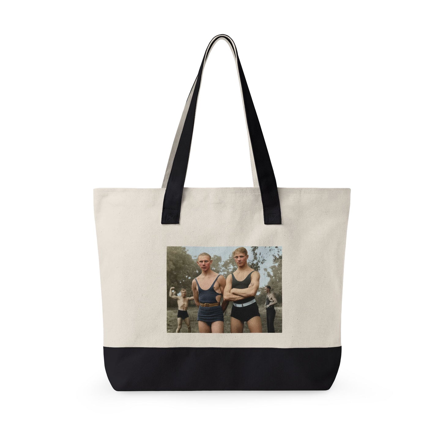 Beach Day Zippered Canvas Tote | nager 037