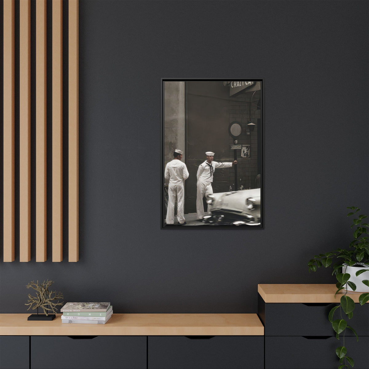 paire 151 | Framed Vintage Photo - Matte Canvas