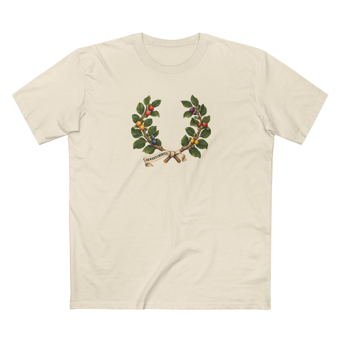 Ugandan Mutuba Fig Pride T-Shirt | Luganda Laurel Wreath Tee