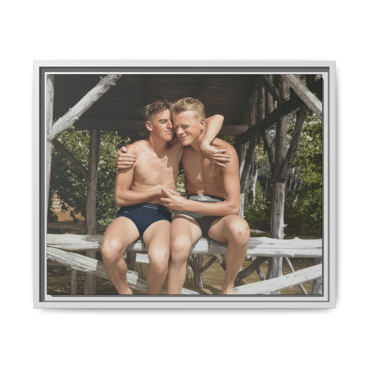 nager 011 | Framed Vintage Photo - Matte Canvas