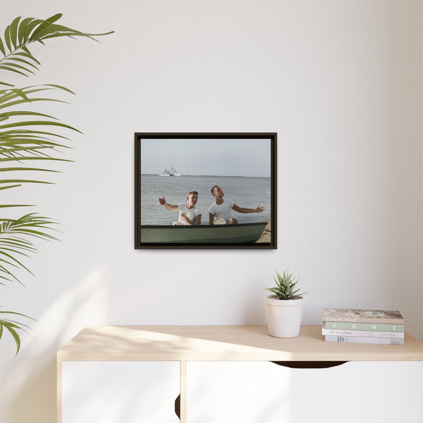 paire 099 | Framed Vintage Photo - Matte Canvas