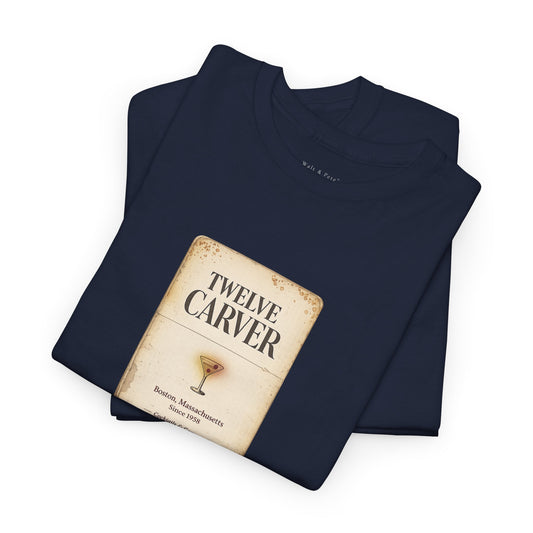 Historic LGBTQ nightlife shirt featuring Twelve Carver Boston 1958 design 
