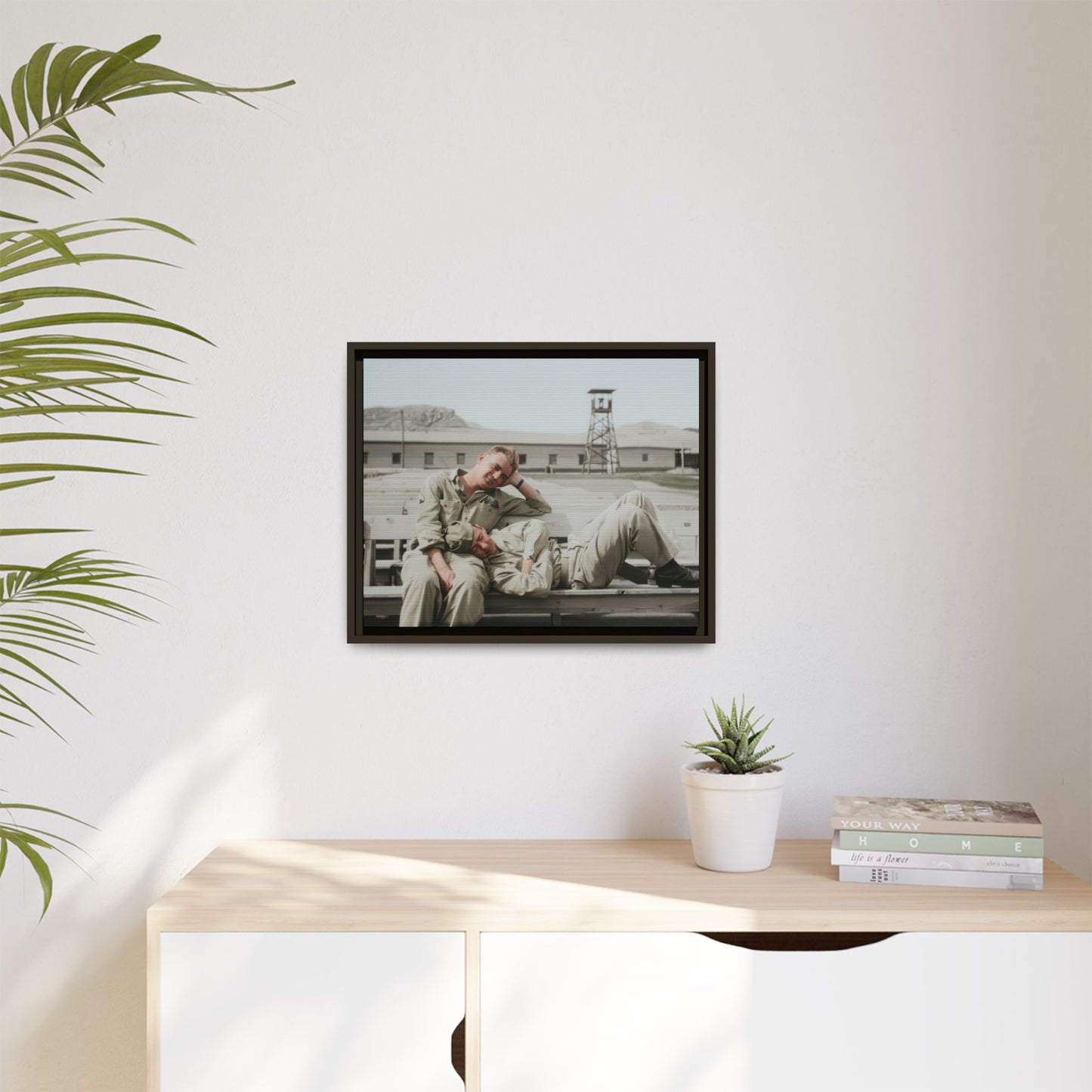 paire 096 | Framed Vintage Photo - Matte Canvas