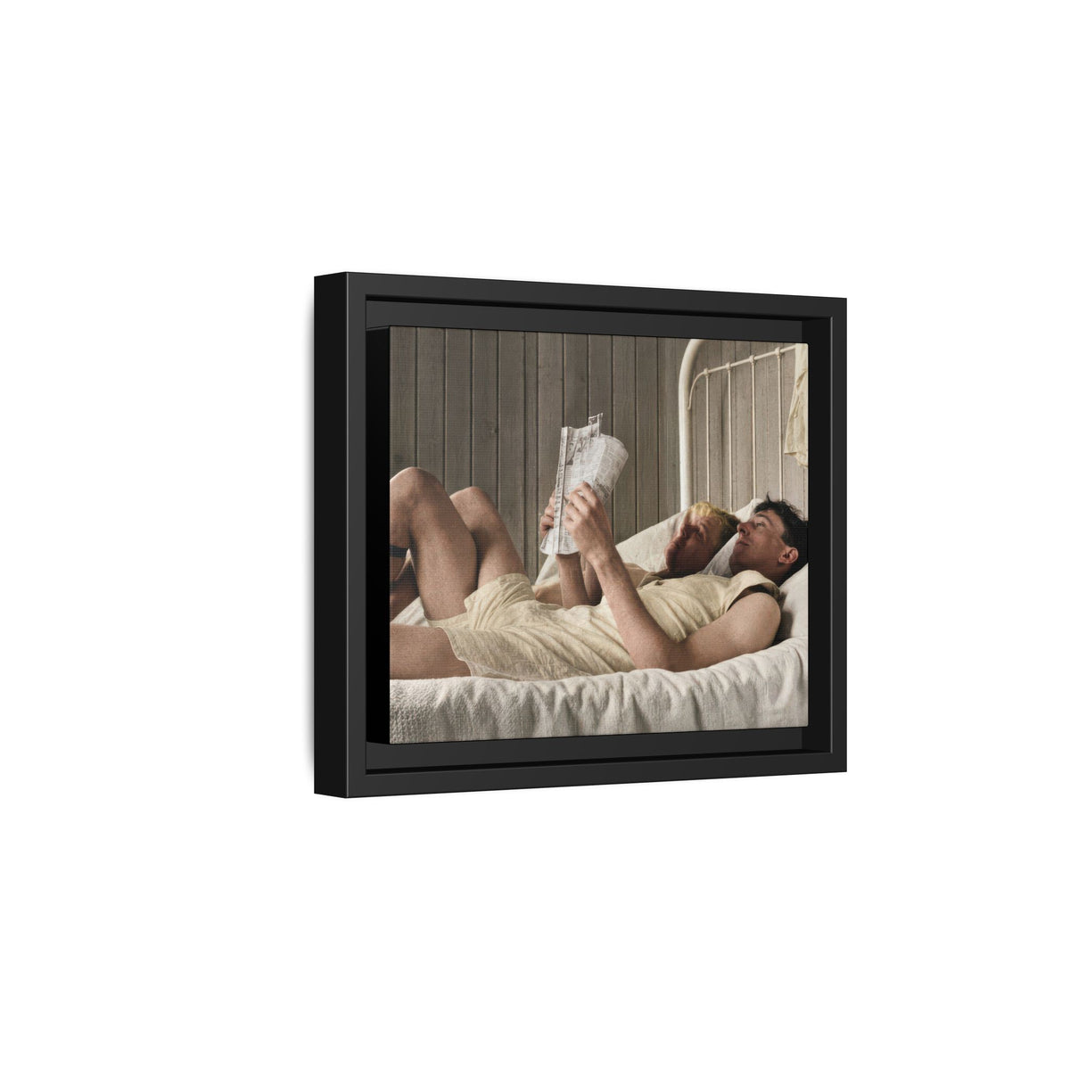 paire 160 | Framed Vintage Photo - Matte Canvas
