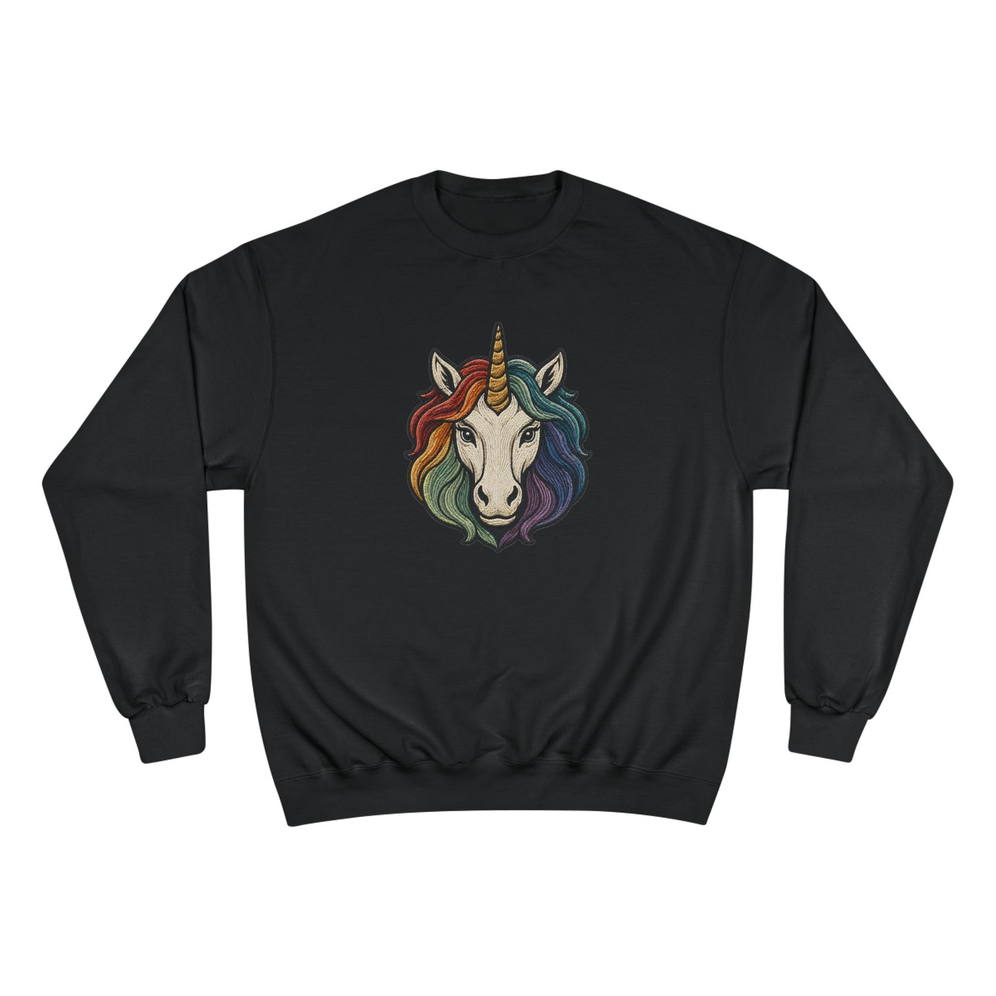 Champion | Rainbow Riders Muted Pride Unicorn Crewneck Sweatshirt