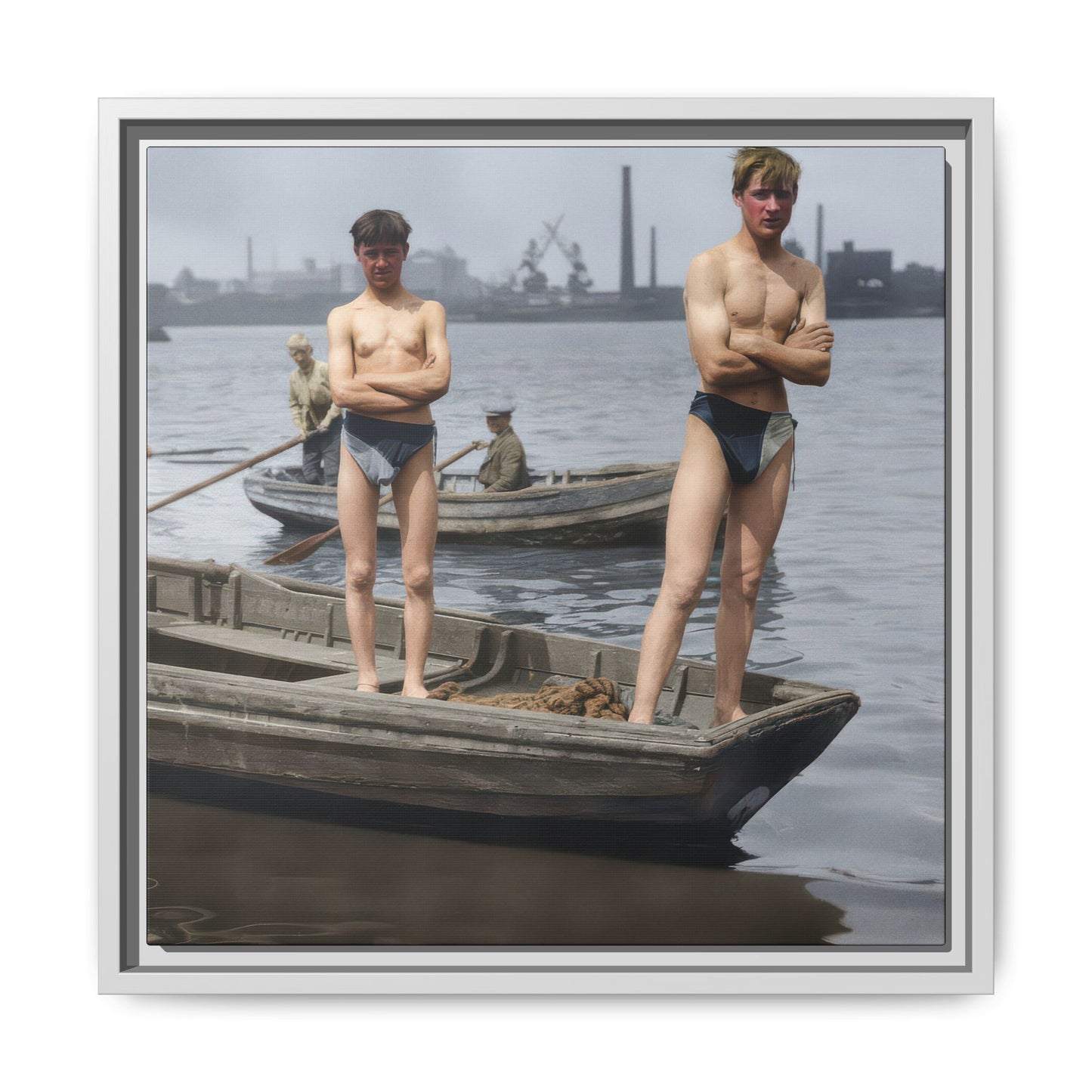 nager 050 | Framed Vintage Photo - Matte Canvas