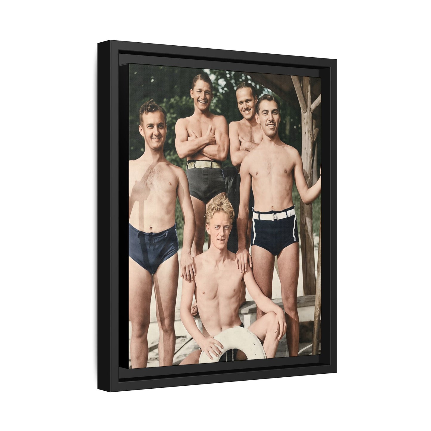nager 041 | Framed Vintage Photo - Matte Canvas