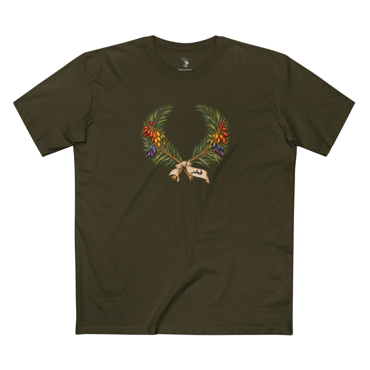 Iraqi Date Palm Fakhr Pride  Laurel Wreath T-Shirt — Continuity