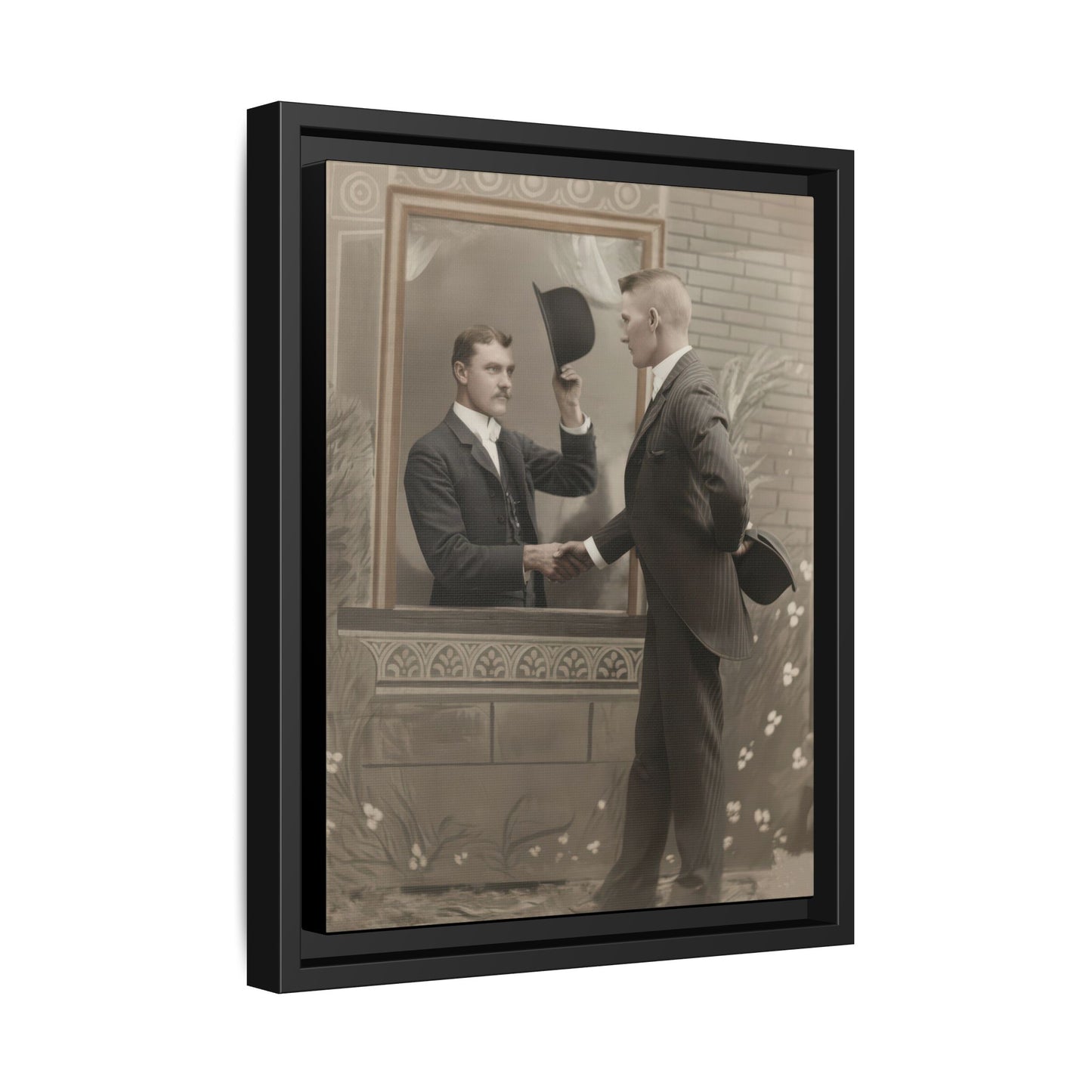 paire 079 | Framed Vintage Photo - Matte Canvas