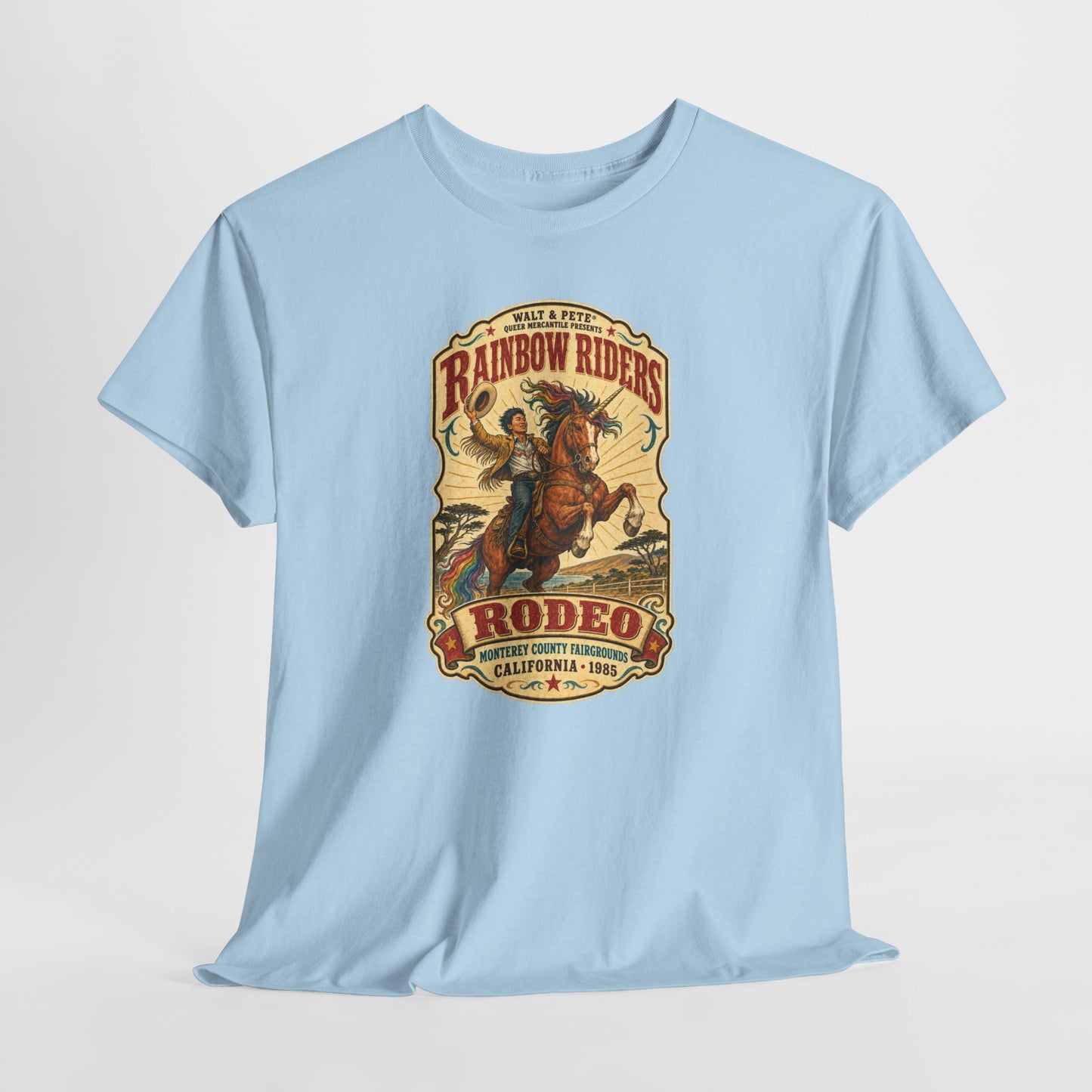 Copy of Rainbow Riders Rodeo Arizona 1972 Pride T-Shirt | Queer Cowgirl Tee
