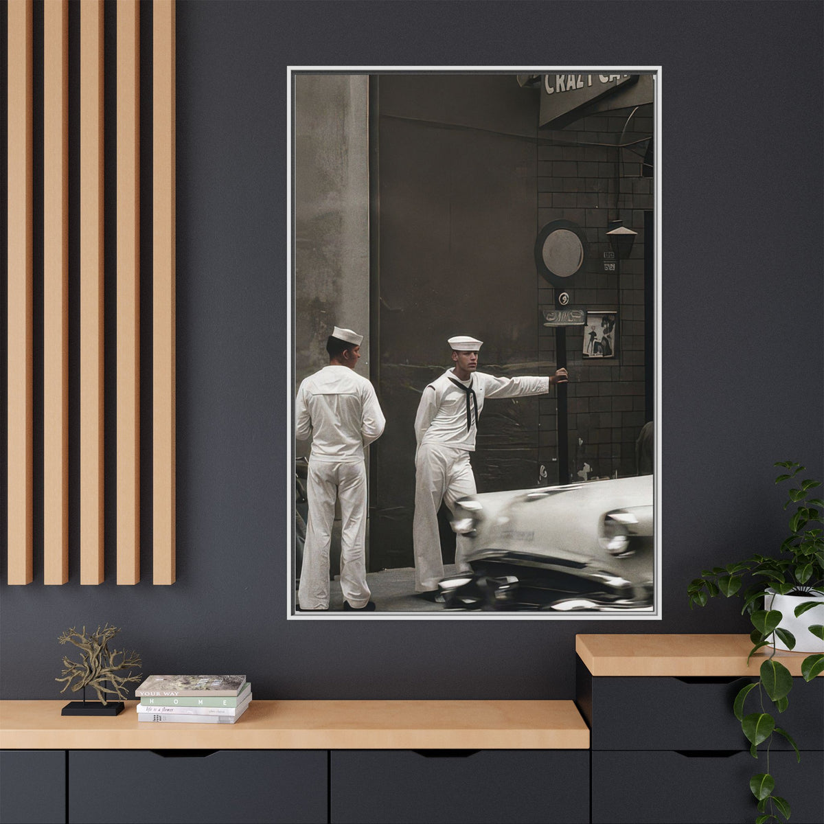 paire 151 | Framed Vintage Photo - Matte Canvas