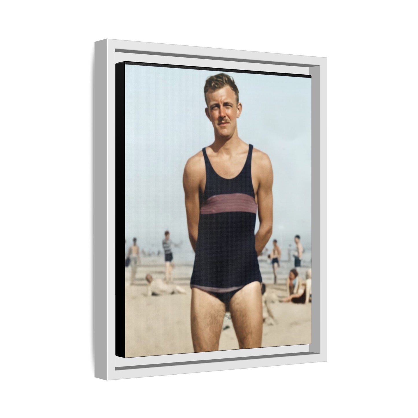nager 023 | Framed Vintage Photo - Matte Canvas