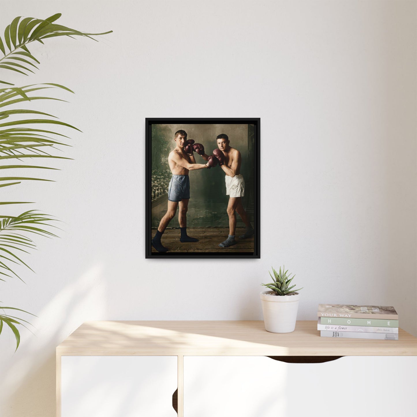 athlétisme 003 | Framed Vintage Photo - Matte Canvas