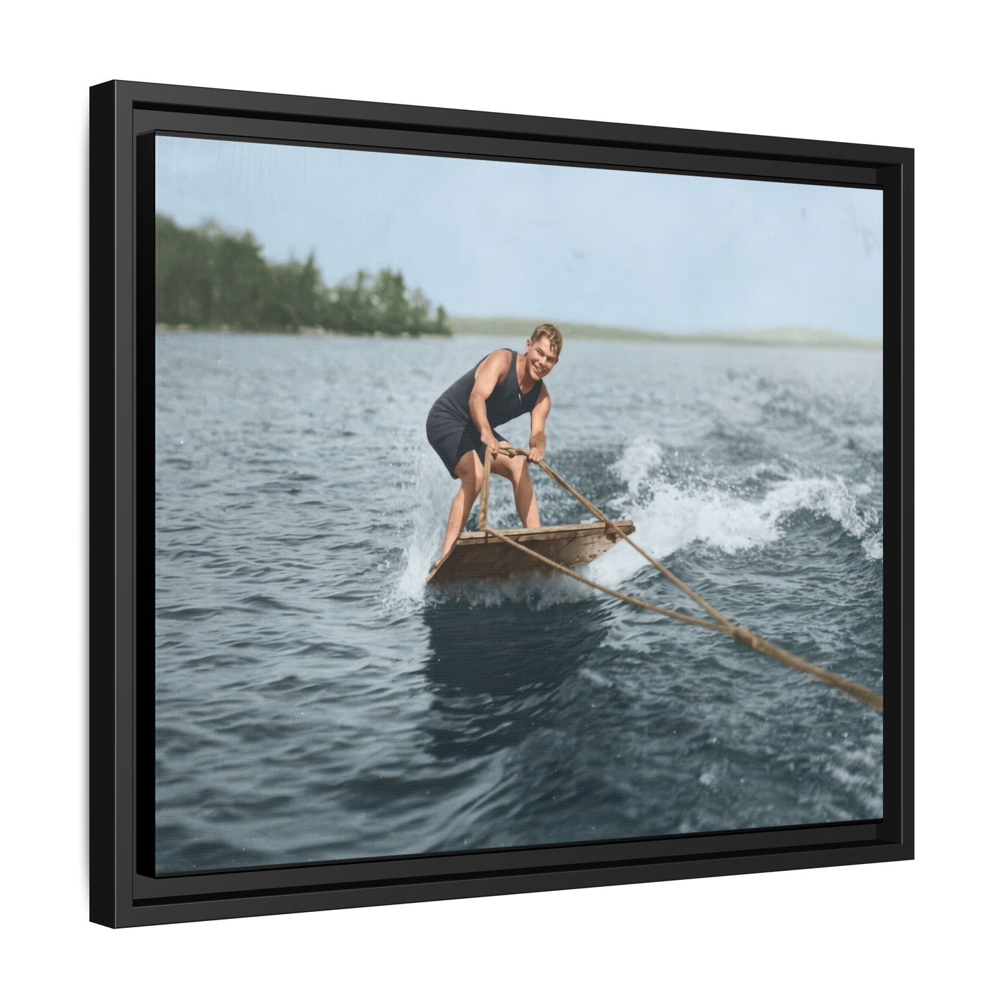 nager 015 | Framed Vintage Photo - Matte Canvas
