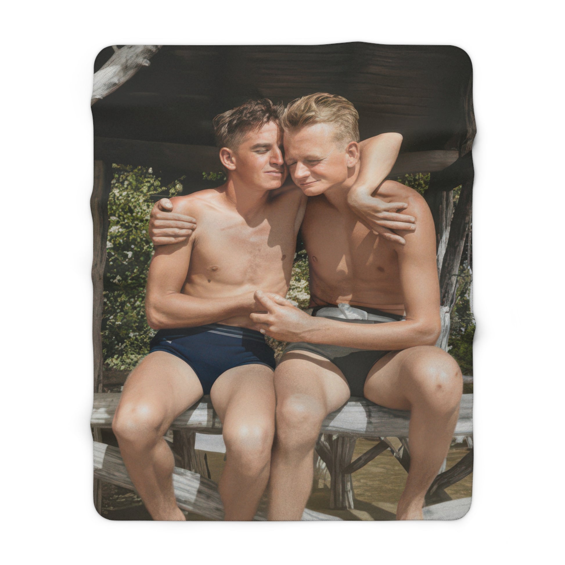 Nager 011 blanket with archival outdoor portrait and warm seasonal tone 