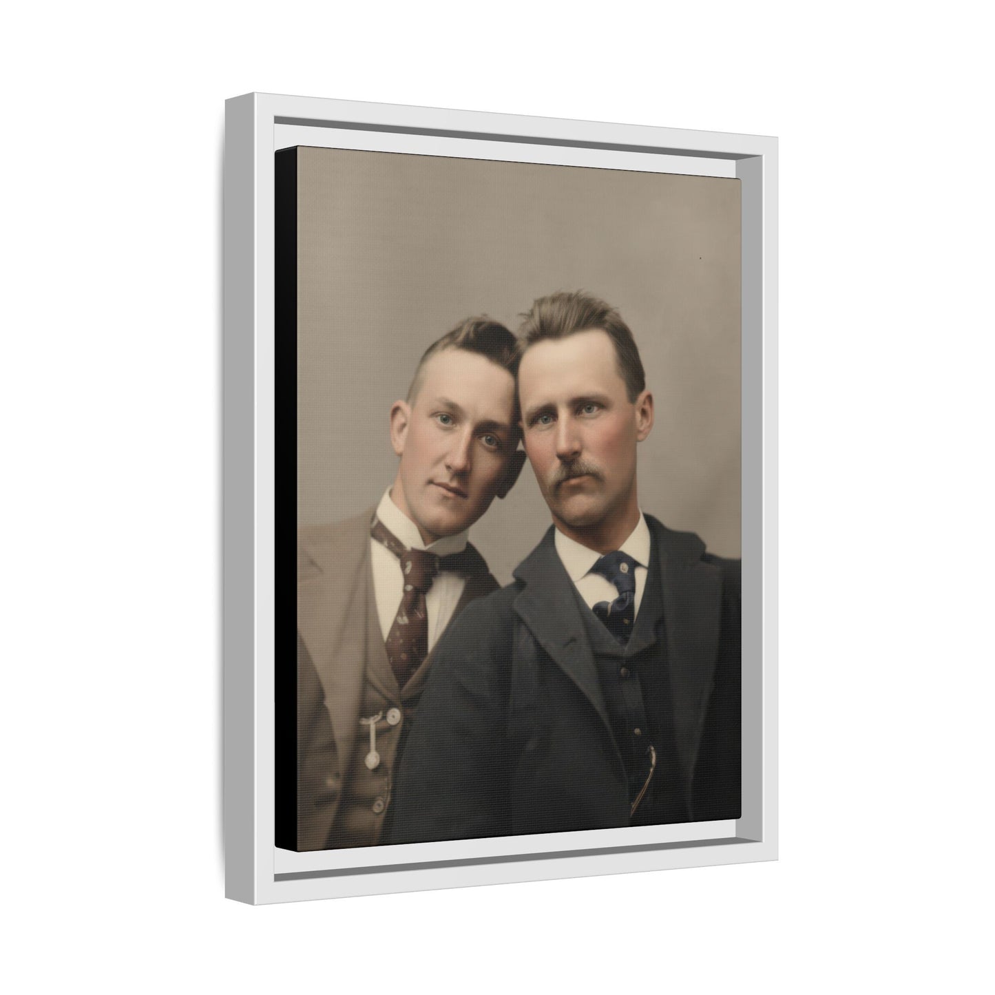 paire 121 | Framed Vintage Photo - Matte Canvas