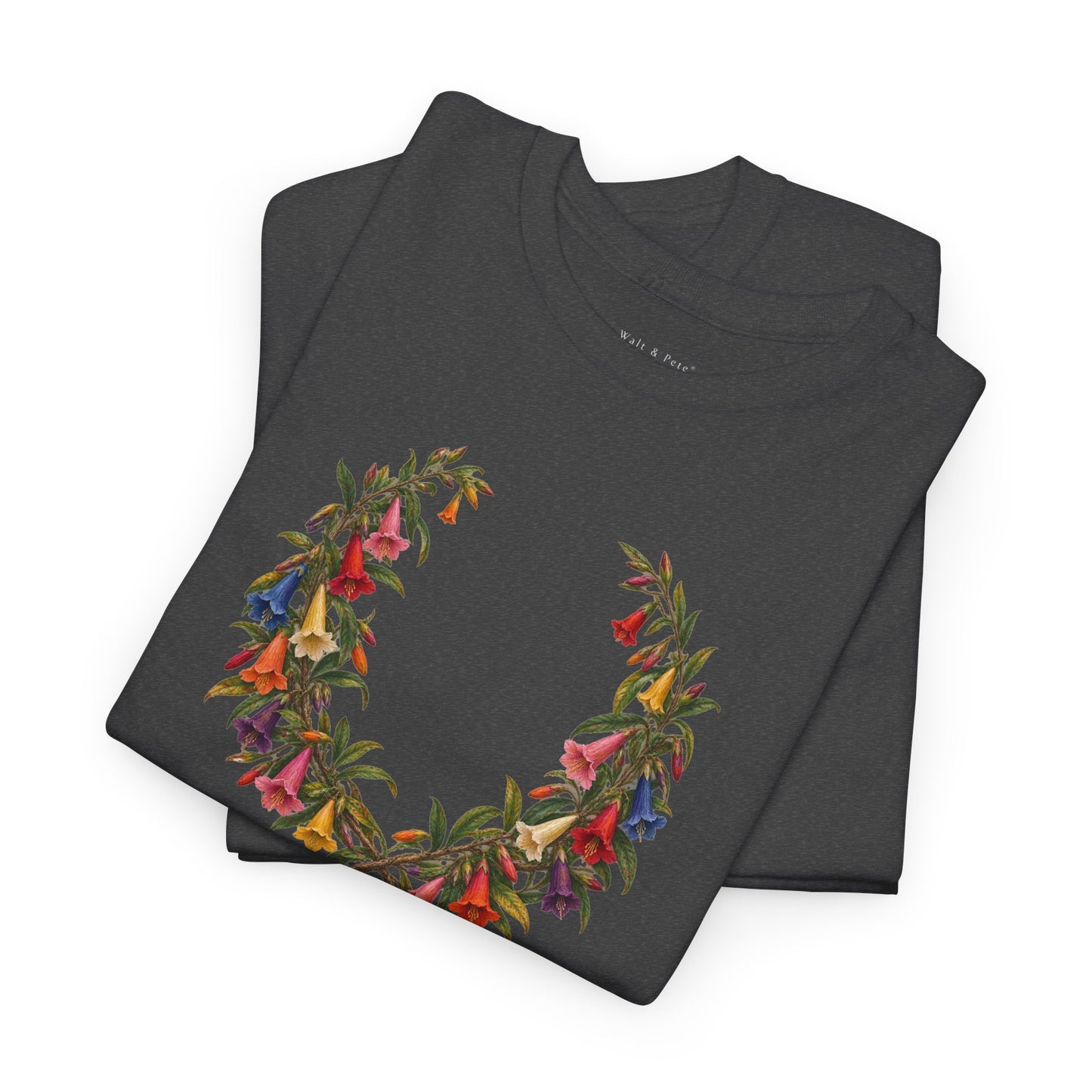 Orgullo Cantuta Pride T-Shirt | Peruvian Botanical LGBTQ+ Tee